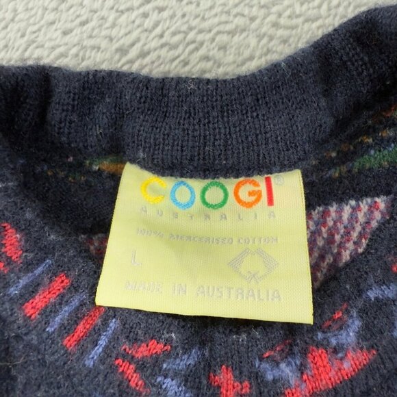 COOGI Australia Multicolor knit Sweater Women’s Size L - Picture 15 of 15